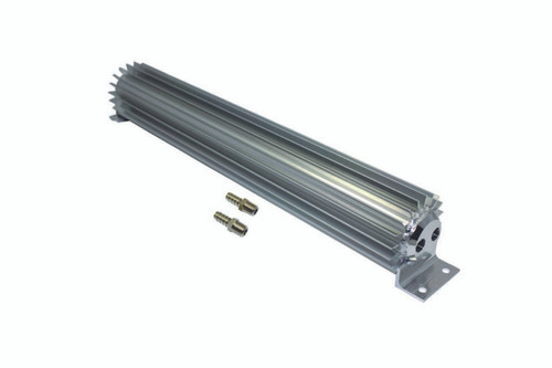 Fluid Cooler - Dual Pass - 20.375 x 2.25 x 3.25 in - Heat Sink - 3/8 in NPT Female Inlet / Outlet - Aluminum - Clear Anodized - Each