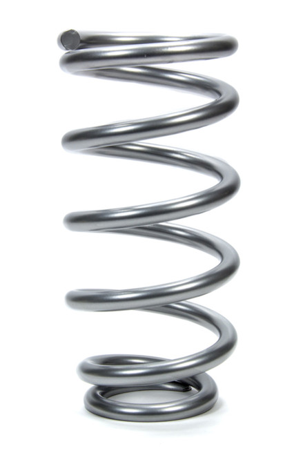 Coil Spring - Coil-Over - 3.5 in ID - 10 in Length - 550 lb/in Spring Rate - Single Pigtail - Steel - Silver Powder Coat - Each
