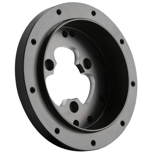 Disconnect Coupler - Steering Wheel - Spline - 9-Bolt Steering Wheel - Various Quick Release - Aluminum - Black Anodized - Each