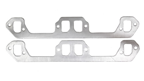 Exhaust Manifold / Header Gasket - 1.125 x 1.625 in Rectangular Port - Graphite - Small Block Mopar - Pair