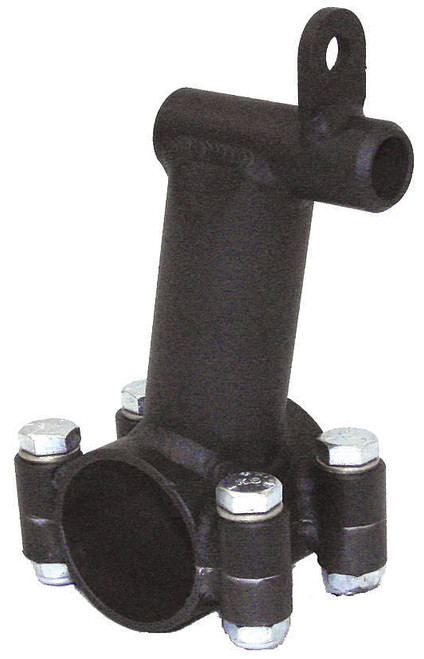 Shock Mount - Clamp-On - Chromoly - Black Powder Coat - 1-1/2 in OD Tube - Each