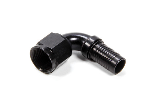 Fitting - Hose End - HS-79 - 90 Degree - 10 AN Hose Crimp to 10 AN Female - Aluminum - Black Anodized - Each