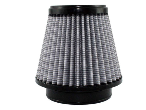 Air Filter Element - Magnum FLOW Pro DRY S - Clamp-On - Conical - 6 in Base - 4 in Top - 4 in Flange - 5 in Tall - Reusable Cotton - White - Universal - Each