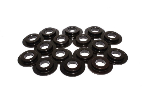 Valve Spring Locator - Inside - 0.060 in Thick - 1.450 in OD - 0.570 in ID - 0.990 in Spring ID - Steel - Set of 16