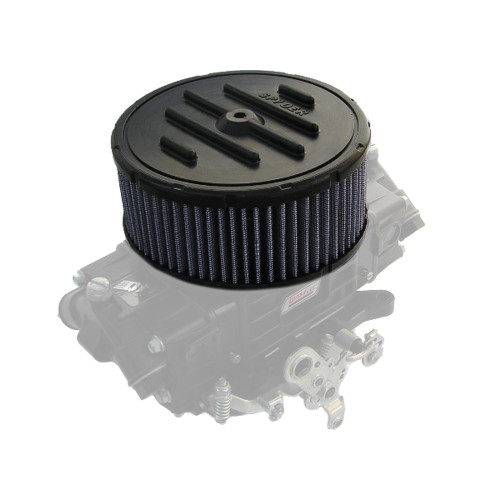 Air Filter Element - Round - Engine Warm Up - Dirt - 6.625 in Diameter - Reusable Cotton - White - Universal - Each Air Filter Element - Round - Engine Warm Up - Dirt - 6.625 in Diameter - Reusable Cotton - White - Universal - Each