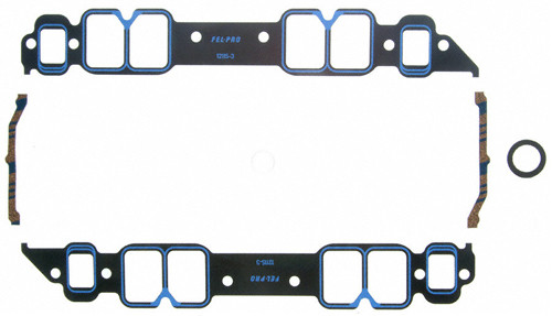Intake Manifold Gasket - Printoseal - 0.065 in Thick - 1.82 x 2.54 in Rectangular Port - Steel Core Laminate - Big Block Chevy - Kit