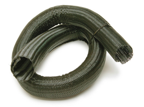 Hose and Wire Sleeve - PowerBraid - 2 in Diameter - 4 ft - Split - Braided Plastic - Black - Each