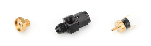 Temperature Switch - 180 Degree On - 165 Degree Off - 6 AN Inlet - 6 AN Outlet - Kit