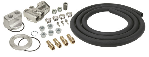 Remote Oil Filter - Single Filter - Various Thread Adapters - 10 ft Hose - 3/4-16 in Thread Housing - Fittings / Hardware - Kit Remote Oil Filter - Single Filter - Various Thread Adapters - 10 ft Hose - 3/4-16 in Thread Housing - Fittings / Hardware - Kit
