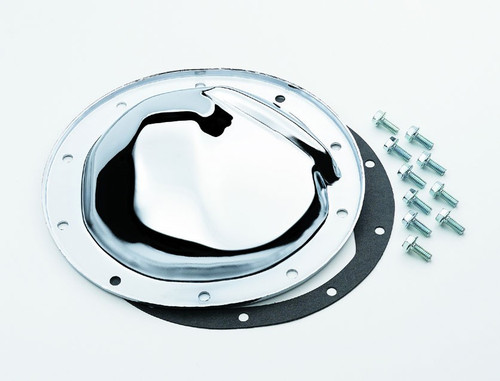 Differential Cover - Gasket / Fasteners included - Steel - Chrome - 7.5 in - GM 10-Bolt - Each Differential Cover - Gasket / Fasteners included - Steel - Chrome - 7.5 in - GM 10-Bolt - Each