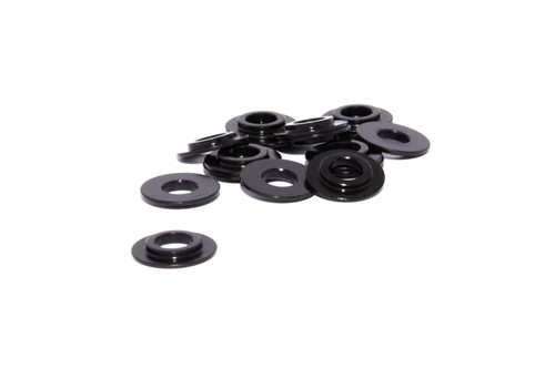 Valve Spring Locator - Inside - 0.060 in Thick - 1.300 in OD - 0.510 in ID - 0.875 in Spring ID - Steel - Set of 16