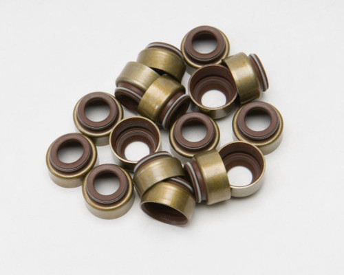 Valve Stem Seal - Positive Stop - 3/8 in Valve Stem - 0.562 in Guide - Viton - Set of 16