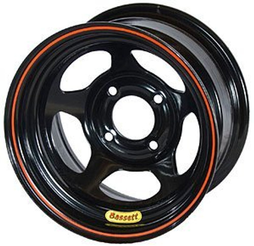 Wheel - Inertia Advantage - 13 x 8 in - 4.000 in Backspace - 4 x 4.25 in Bolt Pattern - Steel - Black Powder Coat - Each Wheel - Inertia Advantage - 13 x 8 in - 4.000 in Backspace - 4 x 4.25 in Bolt Pattern - Steel - Black Powder Coat - Each
