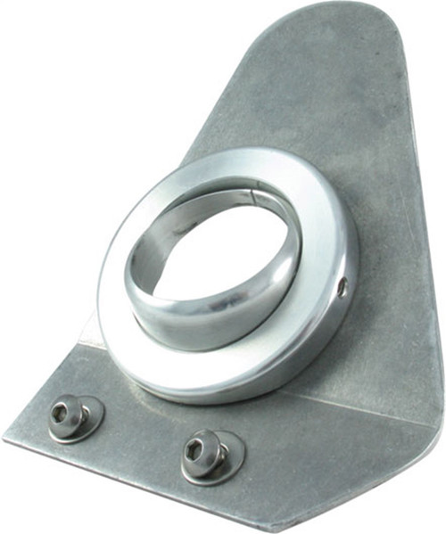 Steering Column Bracket - Deluxe - 2 in Diameter Tube - Swivel - Mounting Plate - Aluminum - Natural - Chevy Fullsize Car 1955-57 - Each