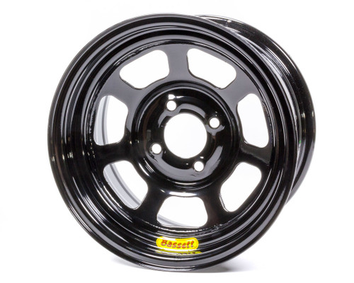 Wheel - Inertia Advantage - 13 x 7 in - 4.000 in Backspace - 4 x 100 mm Bolt Pattern - Steel - Black Powder Coat - Each