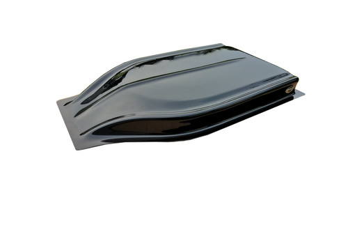 Hood Scoop - Stalker - 2.5 in Height - Street Stock - Plastic - Black - Each
