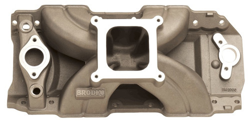 Intake Manifold - Square Bore - Single Plane - Rectangle Port - Aluminum - Natural - Big Block Chevy - Each