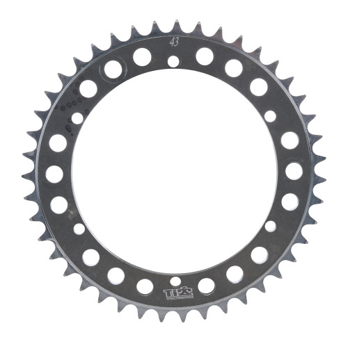 Axle Sprocket - 43 Tooth - 6.43 in Bolt Pattern - Aluminum - Natural - Micro Sprint - Each