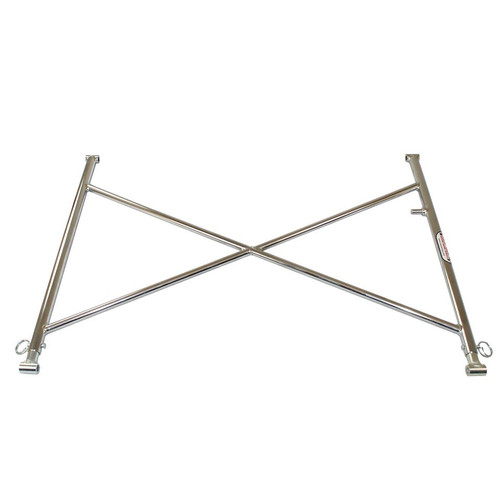 Wing Mount - Top Wing Tree - 15 in Tall - Sliders Included - Aluminum - Natural - Sprint Car - Kit