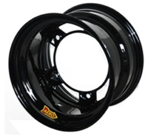 Wheel - 51-Series - 15 x 8 in - 2.000 in Backspace - Wide 5 Bolt Pattern - Steel - Black Powder Coat - Each