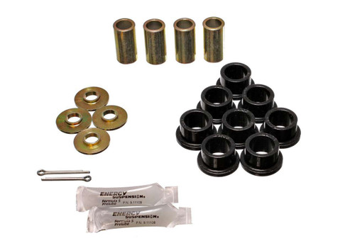Strut Rod Bushing - Hyper-Flex - Rear - Polyurethane / Steel - Black Paint / Black - Chevy Corvette 1963-74 - Kit Strut Rod Bushing - Hyper-Flex - Rear - Polyurethane / Steel - Black Paint / Black - Chevy Corvette 1963-74 - Kit
