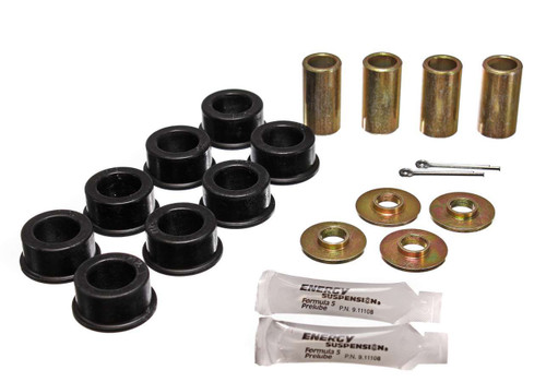 Strut Rod Bushing - Hyper-Flex - Rear - Polyurethane / Steel - Black Paint / Black - Chevy Corvette 1975-82 - Kit Strut Rod Bushing - Hyper-Flex - Rear - Polyurethane / Steel - Black Paint / Black - Chevy Corvette 1975-82 - Kit