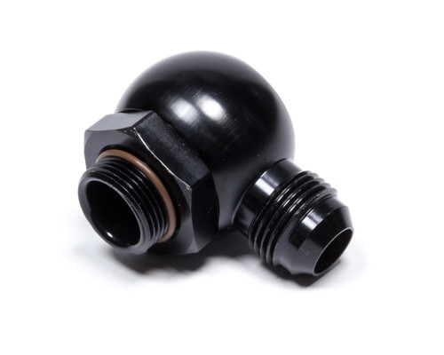 Fitting - Adapter Banjo - ProLine - 90 Degree - 10 AN Male to 22 mm Male O-Ring - Aluminum - Black Anodized - Setrab ProLine Oil Coolers - Each