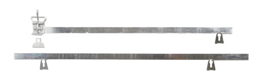 Window Net Installation Kit - Latch Style - Hardware Included - Steel - Zinc Oxide - Kit