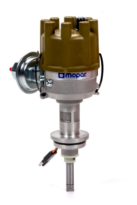 Distributor - Magnetic Pickup - Mechanical / Vacuum - Female Socket Style - Tan - Mopar B-Series - Each