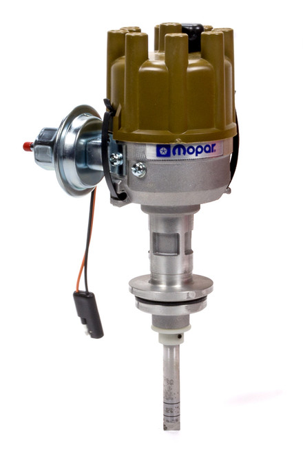 Distributor - Magnetic Pickup - Mechanical / Vacuum - Female Socket Style - Tan - Mopar RB-Series / 426 Hemi - Each
