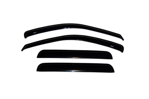 Side Window Visor - Original Ventvisor - Stick-On - Front / Rear - Plastic - Dark Smoke - Ford Ecosport 2004 / Jeep Grand Cherokee 1999-2004 - Kit