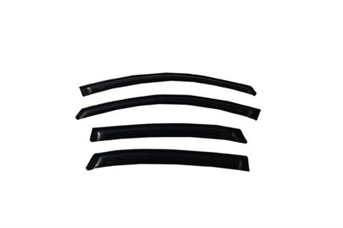 Side Window Visor - Original Ventvisor - Stick-On - Front / Rear - Plastic - Dark Smoke - Chevy Impala 2006-13 - Kit