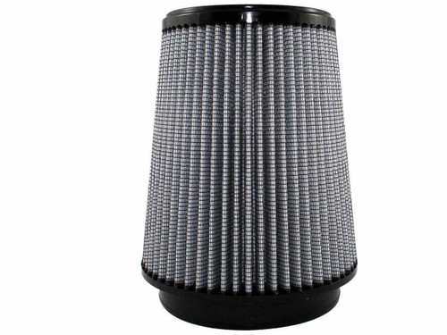 Air Filter Element - Magnum FLOW Pro DRY S - Clamp-On - Conical - 7 in Base Diameter - 5.5 in Top Diameter - 8 in Tall - 5.5 in Flange - Synthetic - White - Universal - Each