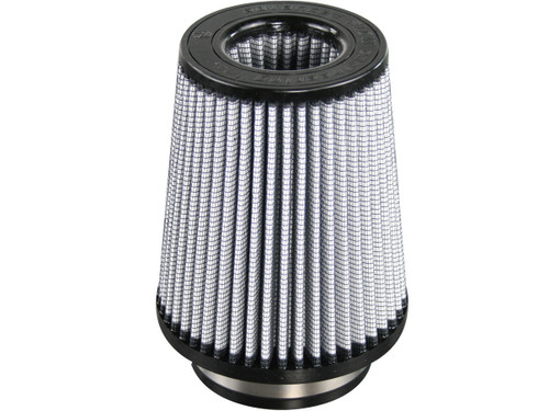 Air Filter Element - Magnum FLOW Pro DRY S - Clamp-On - Conical - 6 in Base Diameter - 4.5 in Top Diameter - 7 in Tall - 4 in Flange - Reusable Cotton - White - Universal - Each