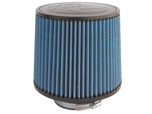 Air Filter Element - Magnum FLOW Pro 5R - Clamp-On - Conical - 8 in Base - 7 in Top - 4 in Flange - 6.7 in Tall - Reusable Cotton - Blue - Universal - Each