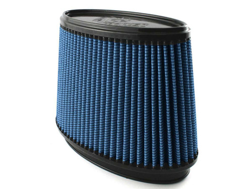 Air Filter Element - Magnum FLOW Pro 5R - Clamp-On - Conical - 8.25 x 4.25 in Base - 7 x 3 in Top - 5.5 in Tall - 7 x 3 in Flange - Reusable Cotton - Blue - Universal - Each