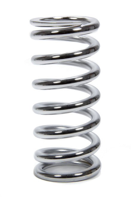 Coil Spring - Coil-Over - 2.5 in ID - 8 in Length - 500 lb/in Spring Rate - Steel - Chrome - Each