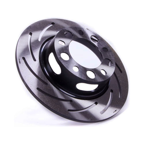 Brake Rotor - Driver Side - Directional / Slotted - Tapered - 11.250 in OD - 0.350 in Thick - Steel - Natural - Each Brake Rotor - Driver Side - Directional / Slotted - Tapered - 11.250 in OD - 0.350 in Thick - Steel - Natural - Each