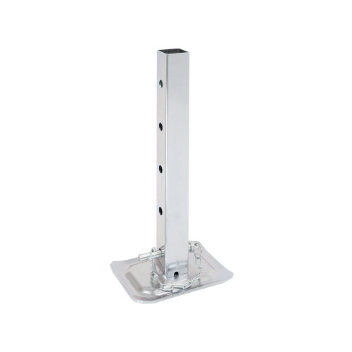 Trailer Drop Leg - Bulldog - Replacement Part - 8000 lb Capacity - Steel - Polished - Each