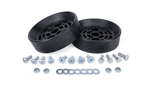 Air Bag Cradle - Hardware Included - Polyurethane - Black - Universal - Pair