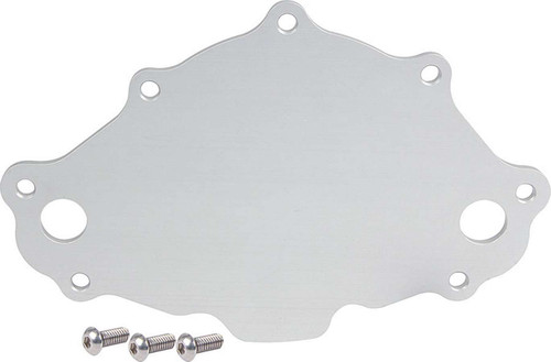 Water Pump Back Plate - Aluminum - Natural - Early - Small Block Ford - Each