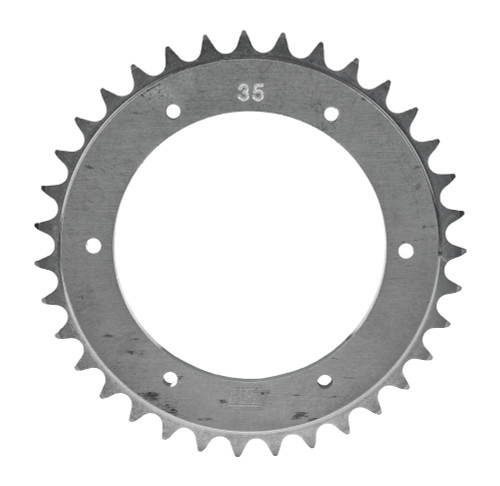 Axle Sprocket - 35 Tooth - 5.25 in Bolt Pattern - Aluminum - Natural - Micro Sprint - Each