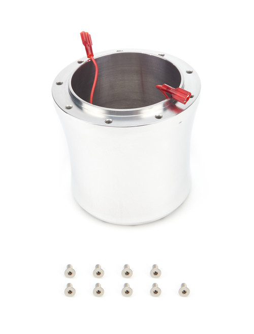 Steering Wheel Adapter - Lecarra 9 Bolt Steering Wheels to OE Locking Column - Aluminum - Polished - Ford Fullsize SUV / Truck 1978-91 - Kit