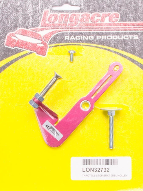 Throttle Stop - Aluminum - Red Anodized - Holley 2-Barrel Carburetors - Kit Throttle Stop - Aluminum - Red Anodized - Holley 2-Barrel Carburetors - Kit