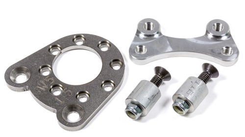 Brake Caliper Bracket - Rear - Bolt-On - 1.5 Degree Camber - 8-Bolt Flange - Aluminum / Steel - Wide 5 - Tiger Bolt-On Snout - Kit