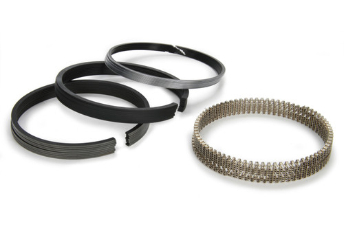 Piston Rings - 4.000 in Bore - Drop In - 1.5 x 1.5 x 3.0 mm Thick - Standard Tension - Steel - Plasma Moly - 8-Cylinder - Kit
