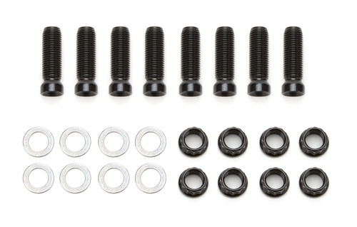 Rocker Arm Adjuster - 3/8-24 in Thread - 5/16 Ball - Steel - Set of 8