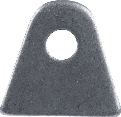 Chassis Tab - Flat - 3/8 in Mounting Hole - 1/8 in Thick - Steel - Natural - Set of 25