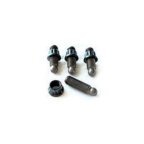 Rocker Arm Adjuster - 7/16-20 in Thread - 1.200 in Long - 3/8 in Ball - Steel - Harland Sharp Adjustable Rockers - Ford FE-Series - Set of 4 Rocker Arm Adjuster - 7/16-20 in Thread - 1.200 in Long - 3/8 in Ball - Steel - Harland Sharp Adjustable Rockers - Ford FE-Series - Set of 4