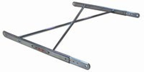 Wing Post - Top - Aerodynamic - Sliders Included - Squished Tube - Chromoly - Chrome - Triple X Sprint Car - Kit